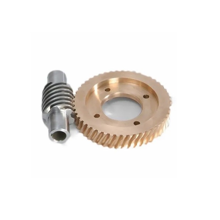 CNC Milling Machining Gearbox Worm And Worm Gear