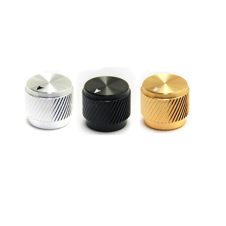 CNC Knurled Potentiometer Knob Cap