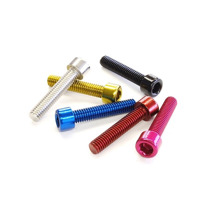 CNC Turned Aluminum Alloy Bolts Hex Aluminum Bolt