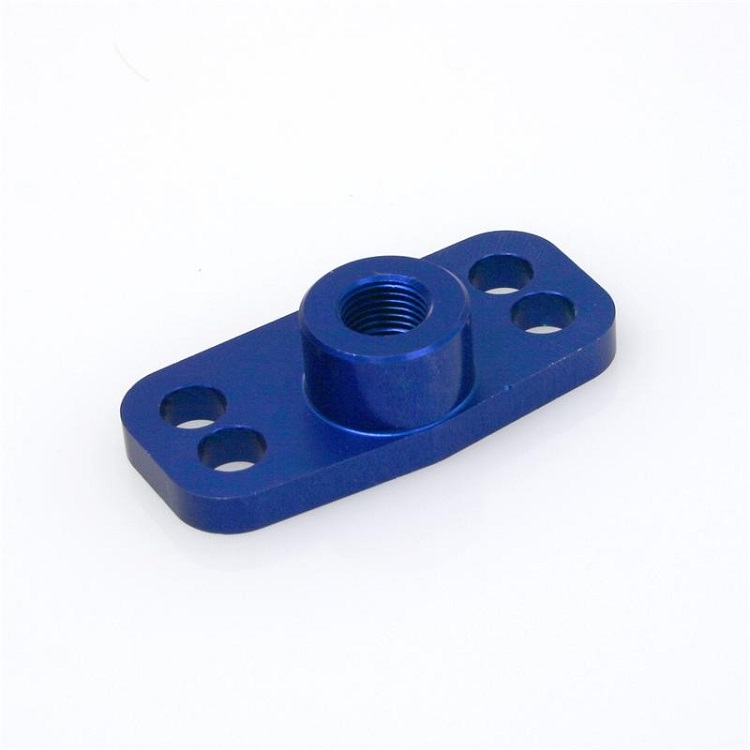 CNC Machined 6061-t6 Aluminum Fuel Rail Adapter