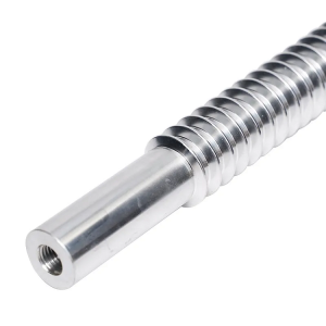 CNC Lathe Machining Threaded Rod