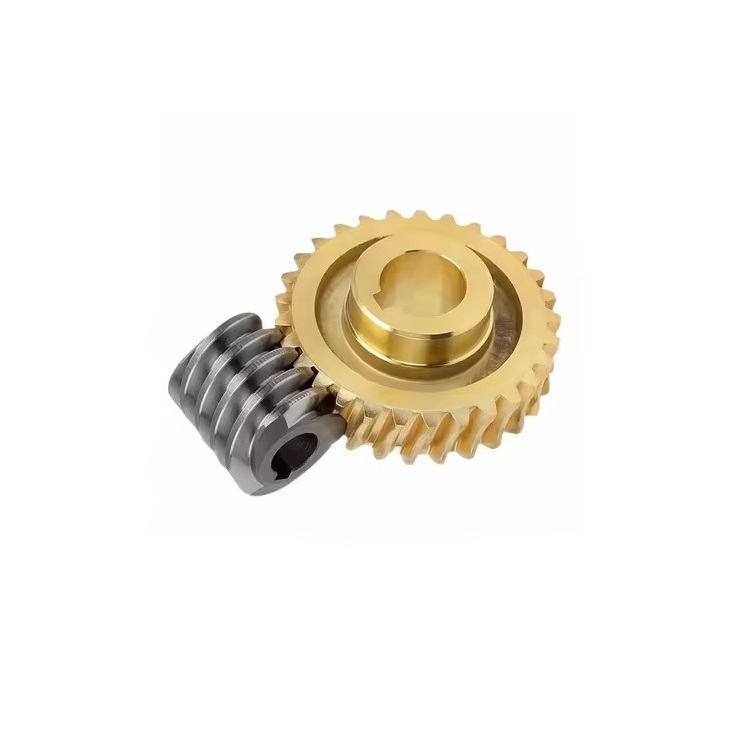 CNC Machining Metal Steel Brass Drive Gear And Worm Gear